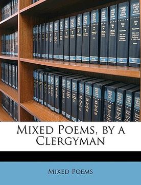 portada mixed poems, by a clergyman (en Inglés)