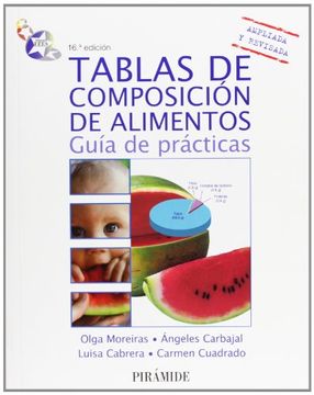 portada Tablas de composición de alimentos / Food composition tables: Guía de prácticas / Practice Guide (Spanish Edition)