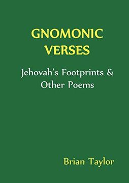 portada Gnomonic Verses: Jehovah's Footprints & Other Poems (in English)
