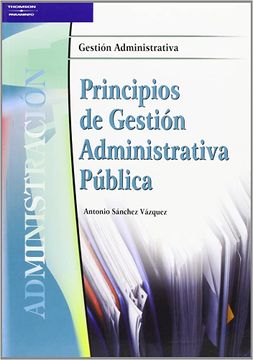 portada Principios de Gestion Administrativa Publica (in Spanish)