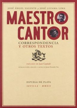portada Maestro Cantor. Correspondencia y Otros Textos (in Spanish)
