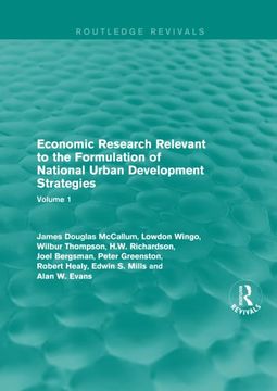 portada Economic Research Relevant to the Formulation of National Urban Development Strategies: Volume 1