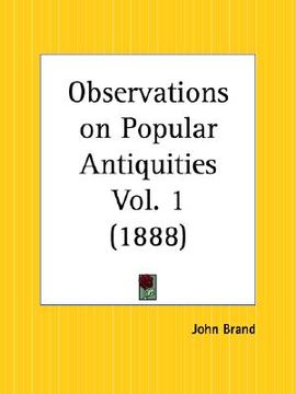 portada observations on popular antiquities part 1 (en Inglés)