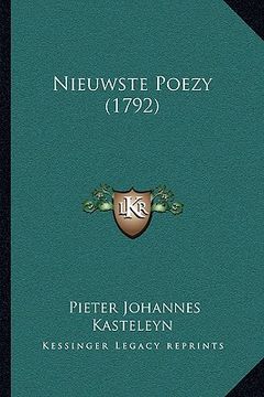 portada Nieuwste Poezy (1792)