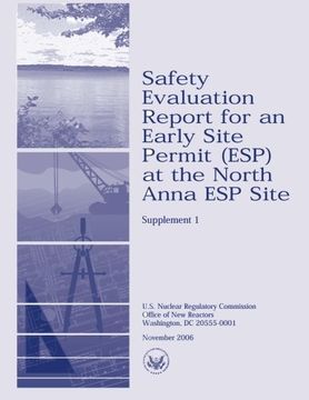 portada Safety Evaluation Report for an Early Site Permit (ESP) at the North Anna ESP Site