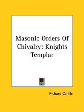 portada masonic orders of chivalry: knights templar (en Inglés)