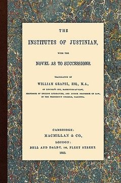 portada the institutes of justinian (en Inglés)