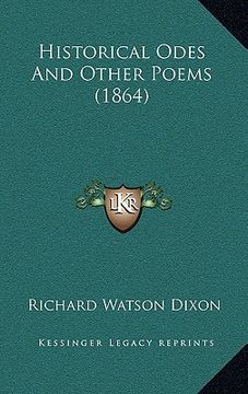 portada historical odes and other poems (1864) (en Inglés)