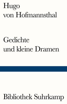 portada Gedichte und Kleine Dramen (en Alemán)