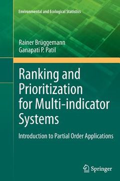 portada Ranking and Prioritization for Multi-Indicator Systems: Introduction to Partial Order Applications (en Inglés)