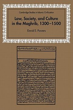 portada Law, Society and Culture in the Maghrib, 1300-1500 (Cambridge Studies in Islamic Civilization) (en Inglés)