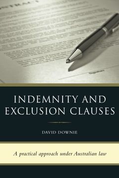 portada Indemnity and Exclusion Clauses (en Inglés)