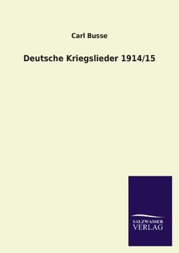 portada Deutsche Kriegslieder 1914/15