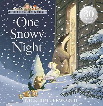 portada One Snowy Night: Book & cd (a Percy the Park Keeper Story) (en Inglés)