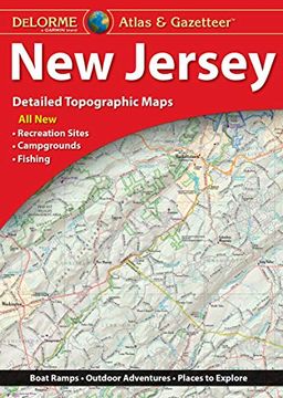 portada Delorme Atlas & Gazetteer: New Jersey (en Inglés)