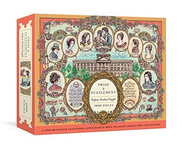 portada Pride and Puzzlement: A Jane Austen Puzzle: A 1000-Piece Jigsaw Puzzle Featuring Literature'S Most Beloved Characters and Subtitle Change: Couples: Jigsaw Puzzles for Adults (en Inglés)
