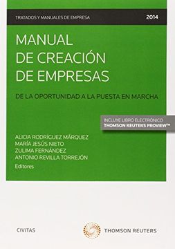 portada Manual de Creación de Empresas (Tratados y Manuales de Empresa)