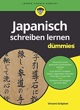 portada Japanisch Schreiben Lernen für Dummies (en Alemán)