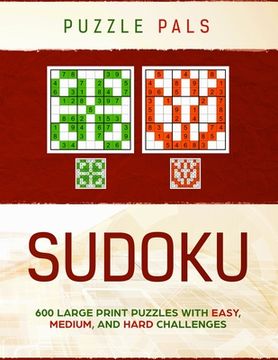portada Sudoku: 300 Large Print Puzzles with Easy, Medium, and Hard Challenges (en Inglés)