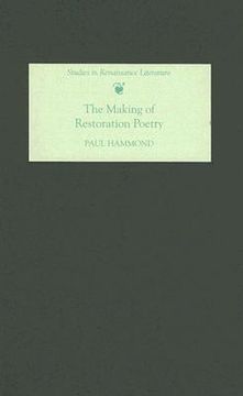 portada the making of restoration poetry (in English)