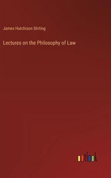 portada Lectures on the Philosophy of Law (en Inglés)