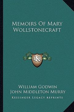 portada memoirs of mary wollstonecraft (in English)