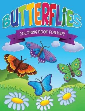 portada Butterflies Coloring Book for Kids (en Inglés)