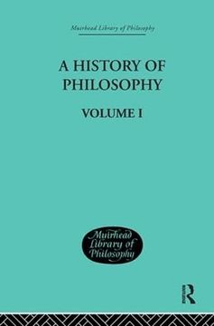 portada Muirhead Library of Philosophy (95 Volumes): History of Philosophy: Volume i