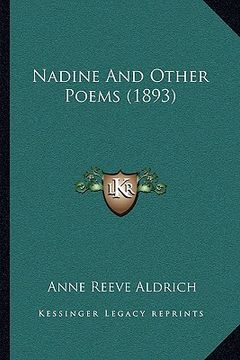 portada nadine and other poems (1893)