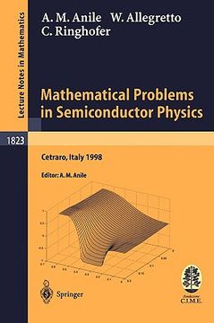 portada mathematical problems in semiconductor physics (en Inglés)