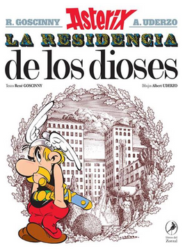 portada Asterix 17 la Residencia de los Dioses