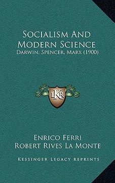 portada socialism and modern science: darwin, spencer, marx (1900) (en Inglés)
