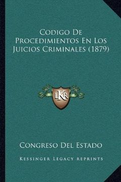 portada Codigo de Procedimientos en los Juicios Criminales (1879)