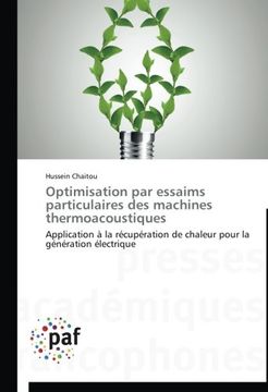 portada Optimisation Par Essaims Particulaires Des Machines Thermoacoustiques