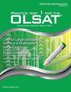 portada Practice Test 1 for the OLSAT - PRE-K / KINDERGARTEN (Level A): OLSAT - Pre-K, Kindergarten 