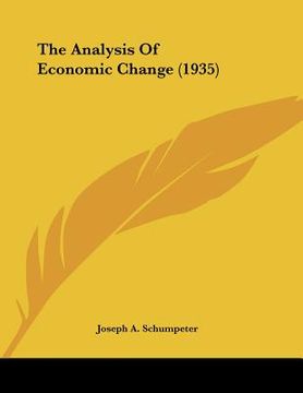 portada the analysis of economic change (1935)