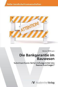 portada Die Bankgarantie im Bauwesen