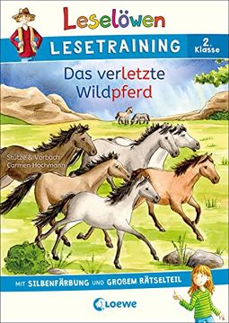portada Leselöwen Lesetraining 2. Klasse - das Verletzte Wildpferd (en Alemán)