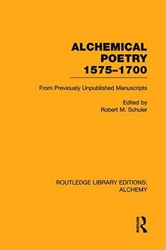 portada Alchemical Poetry, 1575-1700