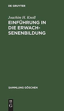 portada Einführung in die Erwachsenenbildung (in German)