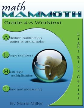 portada Math Mammoth Grade 4-a Worktext (en Inglés)