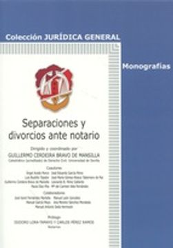 portada SEPARACIONES Y DIVORCIOS ANTE NOTARIO (En papel)
