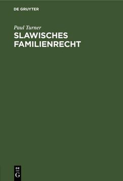 portada Slawisches Familienrecht (in German)