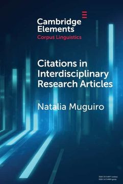 portada Citations in Interdisciplinary Research Articles (Elements in Corpus Linguistics) (in English)