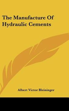 portada the manufacture of hydraulic cements