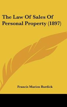 portada the law of sales of personal property (1897)