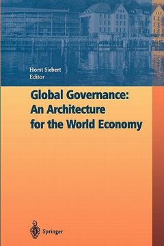 portada global governance: an architecture for the world economy (en Inglés)