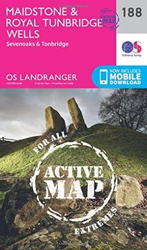 portada Maidstone & Royal Tunbridge Wells (OS Landranger Map)