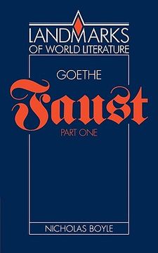 portada Goethe: Faust Part One: Pt. 1 (Landmarks of World Literature) (in English)