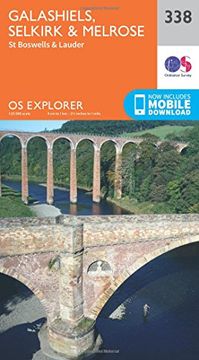 portada Galashiels, Selkirk and Melrose (OS Explorer Active Map)